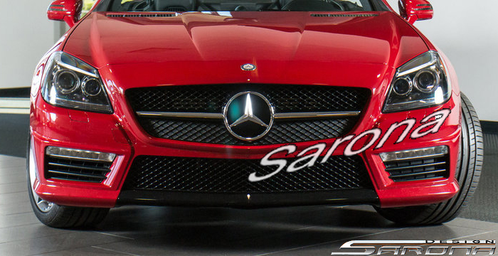 Custom Mercedes SLK  Convertible Front Bumper (2012 - 2013) - $890.00 (Part #MB-085-FB)